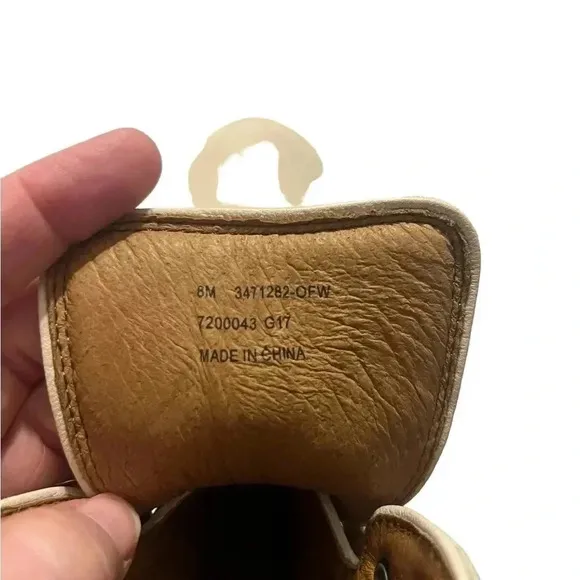 FRYE Lena Hiker Leather Lace Up Sneaker size 8