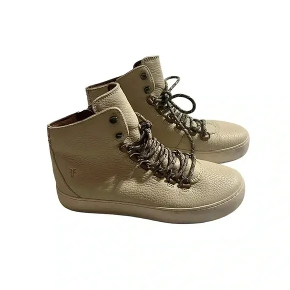FRYE Lena Hiker Leather Lace Up Sneaker size 8