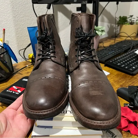 Frye Men's Murray Lace Up Ankle Boots - Size 10