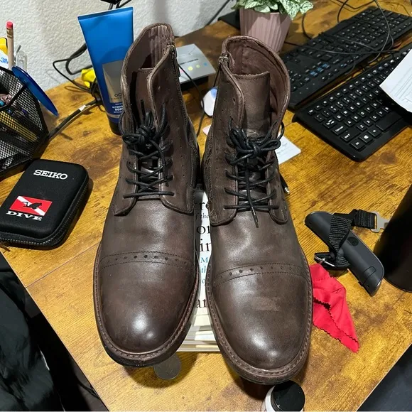 Frye Men's Murray Lace Up Ankle Boots - Size 10