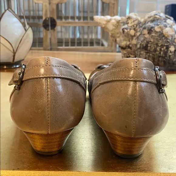 Frye Peep Toe Wedges