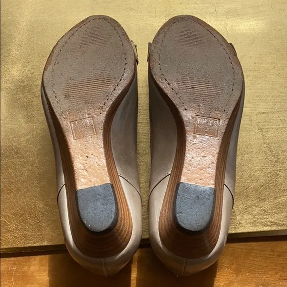 Frye Peep Toe Wedges