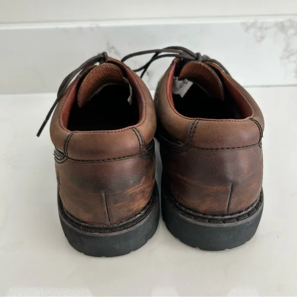 Frye Roswell Leather Lug Sole Brown Oxford Derby Shoes Men’s Size 8