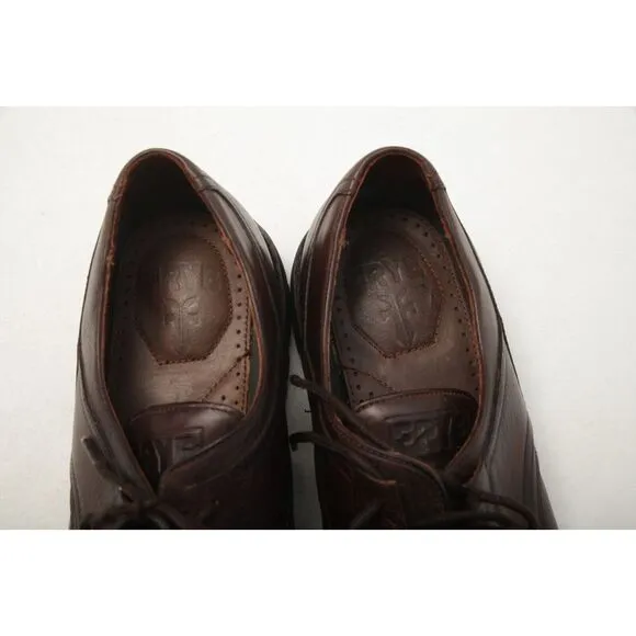 Frye Rutland Mens Shoes 10.5 D Brown Leather Oxford Derby