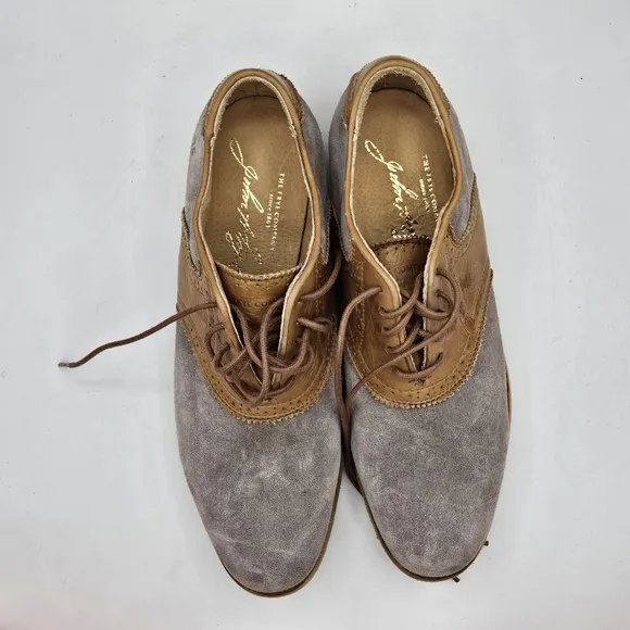 Frye saddle oxford two tone leather oxford shoes size 8 b