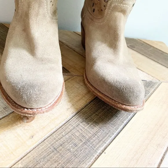 Frye Studded Deborah Lace Up Boots