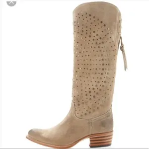 Frye Studded Deborah Lace Up Boots