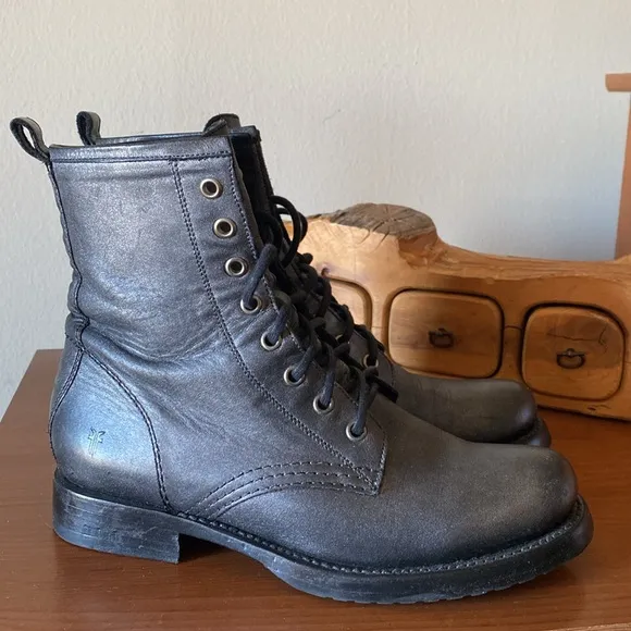 FRYE VERONICA COMBAT BOOTS