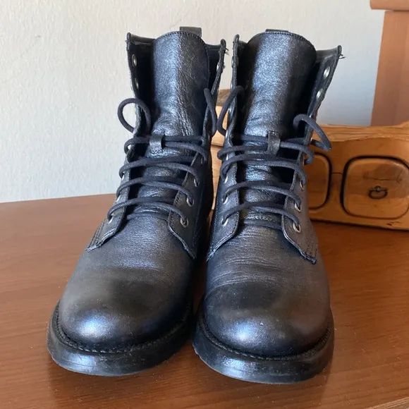 FRYE VERONICA COMBAT BOOTS