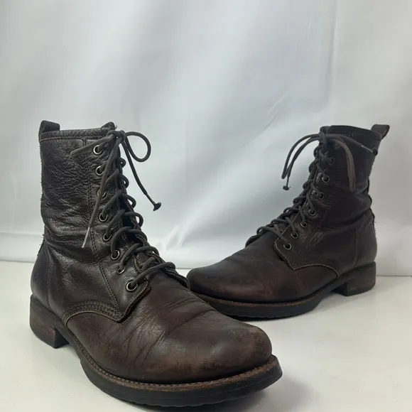 Frye Veronixa Combat Leather Women's Boots
