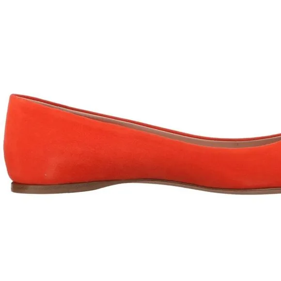 Furla Suede Leather Jevel Accent Flats