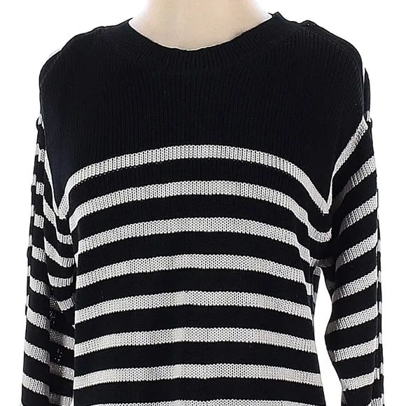 Fuzzi Gianna Striped Sweater, Size Small, EUC