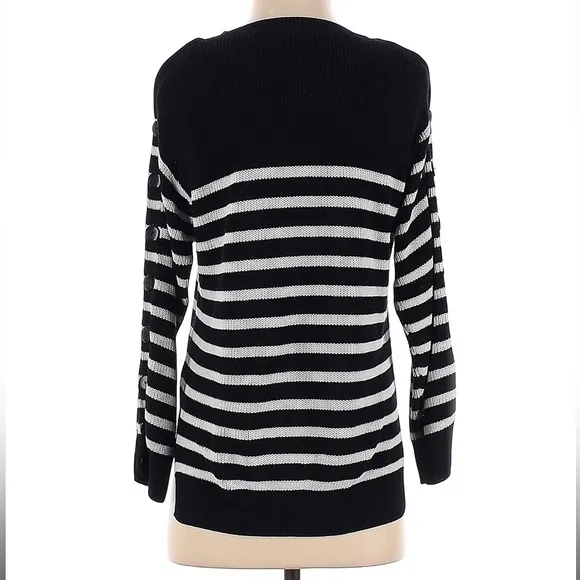 Fuzzi Gianna Striped Sweater, Size Small, EUC