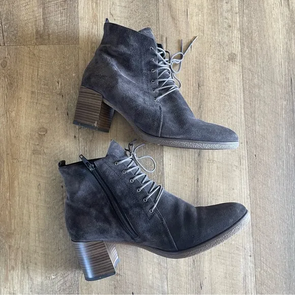 Gabor | Lace-Up Heeled Zip Boots