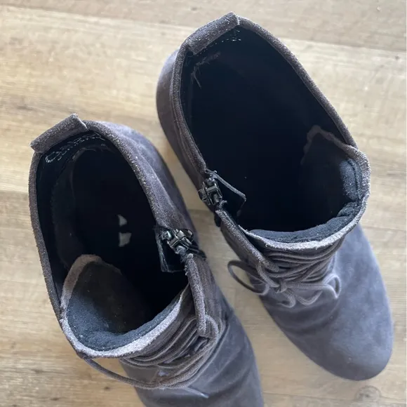 Gabor | Lace-Up Heeled Zip Boots