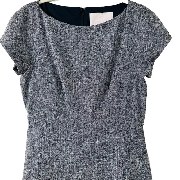 GAL MEETS GLAM BARBARA YARN DYED BOATNECK DRESS SIZE 6