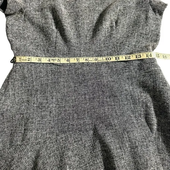 GAL MEETS GLAM BARBARA YARN DYED BOATNECK DRESS SIZE 6