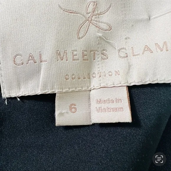 GAL MEETS GLAM BARBARA YARN DYED BOATNECK DRESS SIZE 6