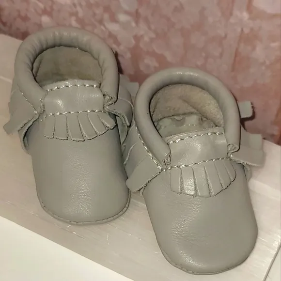 GENUINE Leather Infant Moccasins