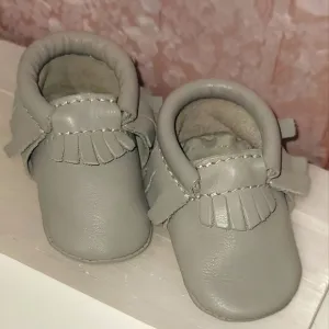 GENUINE Leather Infant Moccasins