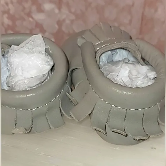 GENUINE Leather Infant Moccasins