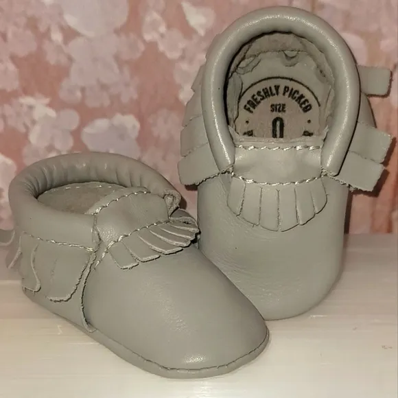GENUINE Leather Infant Moccasins