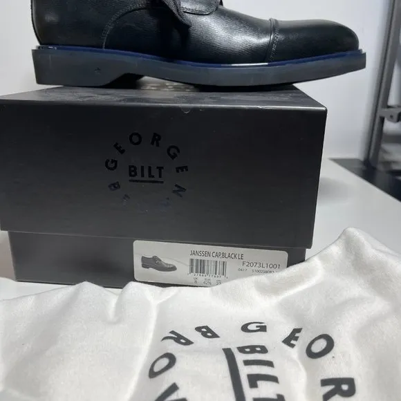 GEORGE BROWN BILT Janssen Cap Derby Oxford $295 leather Dress Shoe | Men's SZ 10