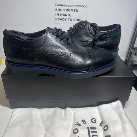 GEORGE BROWN BILT Janssen Cap Derby Oxford $295 leather Dress Shoe | Men's SZ 10