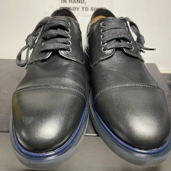 GEORGE BROWN BILT Janssen Cap Derby Oxford $295 leather Dress Shoe | Men's SZ 10
