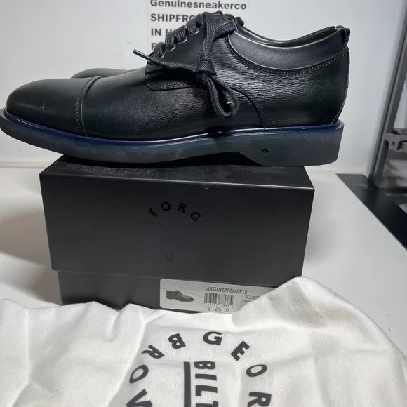 GEORGE BROWN BILT Janssen Cap Derby Oxford $295 leather Dress Shoe | Men's SZ 8