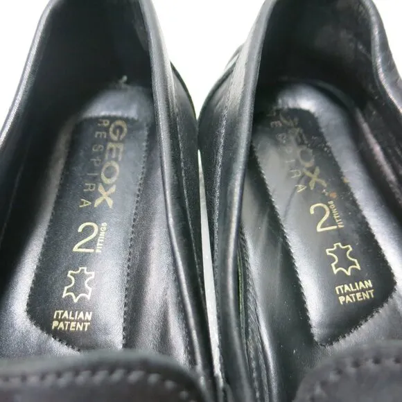 Geox Respira Strap Buckle Leather Casual Dress Driver Moccasins Shoes Sz 45