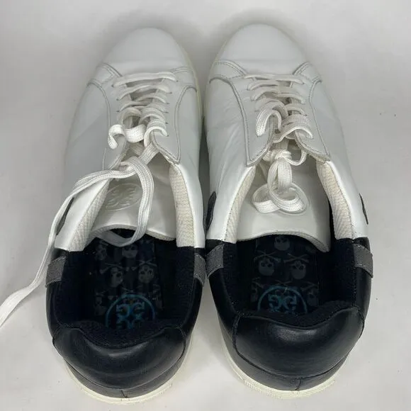 Gfore Shoes Mens‎ 11.5 White Disruptor Two Tone Spikeless Lace Up Low Top