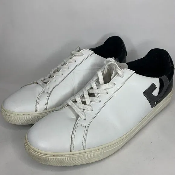 Gfore Shoes Mens‎ 11.5 White Disruptor Two Tone Spikeless Lace Up Low Top