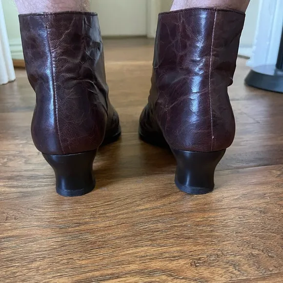 Giorgio Armani vintage lace up ankle boots