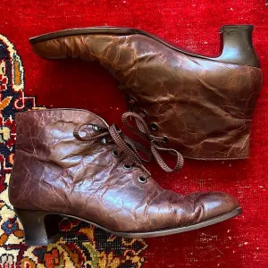 Giorgio Armani vintage lace up ankle boots