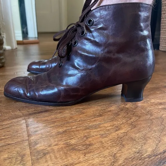 Giorgio Armani vintage lace up ankle boots