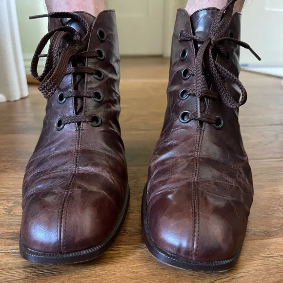 Giorgio Armani vintage lace up ankle boots