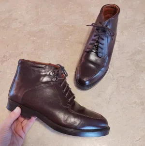 Giorgio Brutini brown leather lace up dress boots