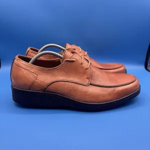 Gravity Defyer Brown Leather Oxford Shoes Men's Size 13 TB318S Retail $160