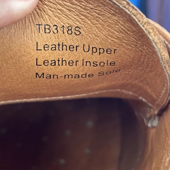 Gravity Defyer Brown Leather Oxford Shoes Men's Size 13 TB318S Retail $160