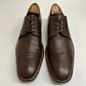 Grenson Men's Brown Calf Derby Dress Shoes Made in England UK 8 / US 9