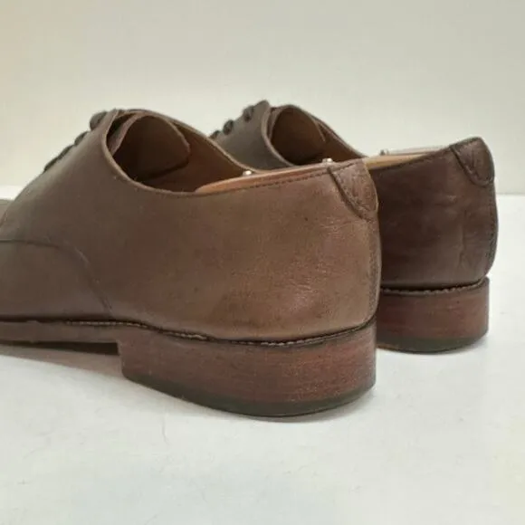 Grenson Men's Brown Calf Derby Dress Shoes Made in England UK 8 / US 9