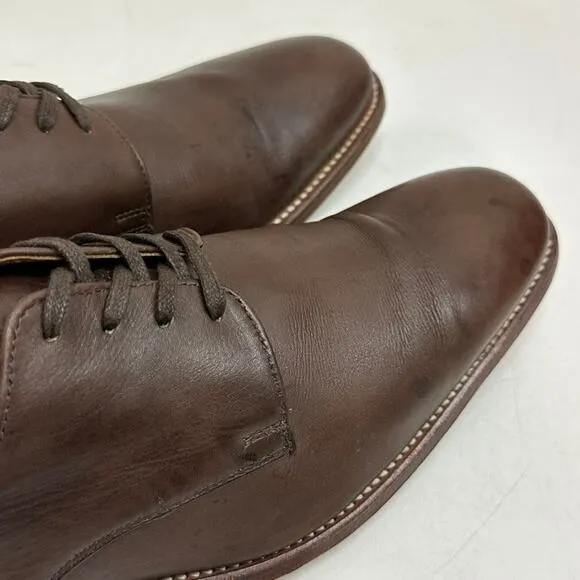 Grenson Men's Brown Calf Derby Dress Shoes Made in England UK 8 / US 9