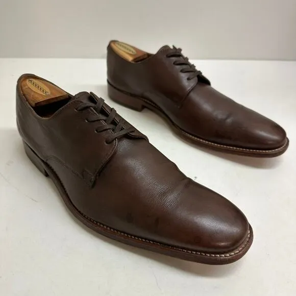 Grenson Men's Brown Calf Derby Dress Shoes Made in England UK 8 / US 9