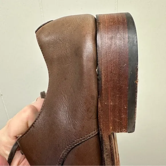 Grenson Men's Brown Calf Derby Dress Shoes Made in England UK 8 / US 9