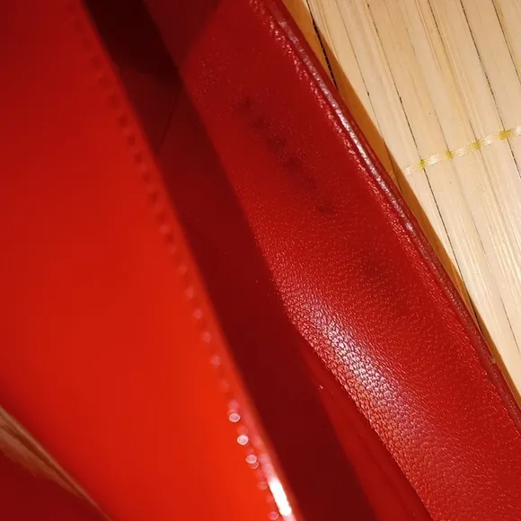 GUCCI Elegant Red Peep-Toe Heels Wedges Size 9.5B