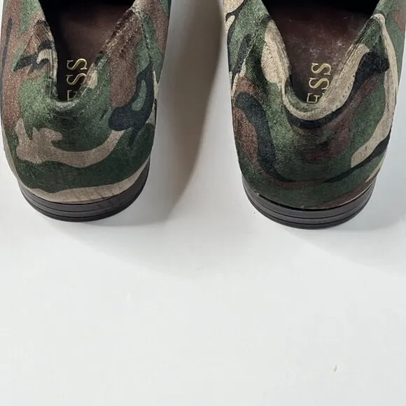 Guess Mens Edwin Bit Loafer Camouflage Slip-On Shoes US 8