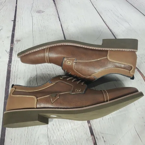 Guess Men's Size 13 Brown Jibben Oxford Shoes