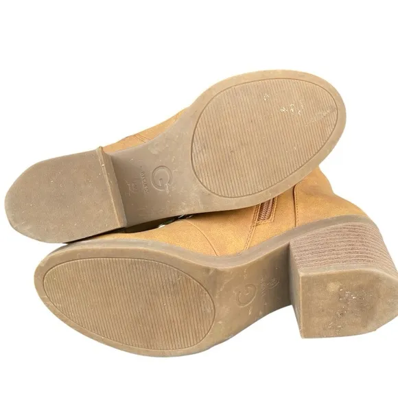 Guess Tan Lace-Up Women's Boots