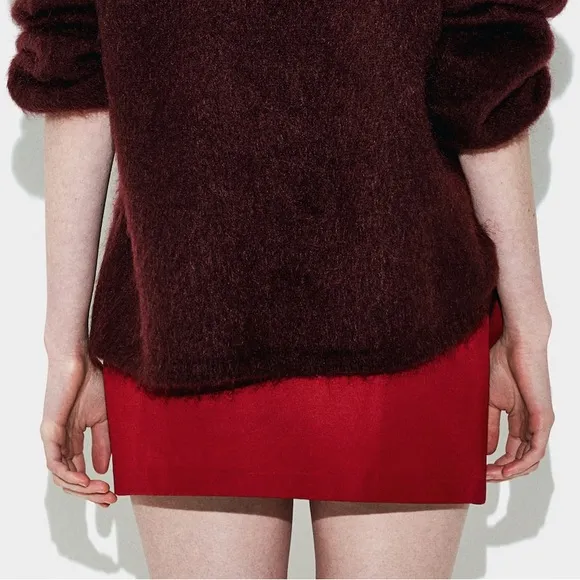 H&amp;M NWT viral red bow mini skirt